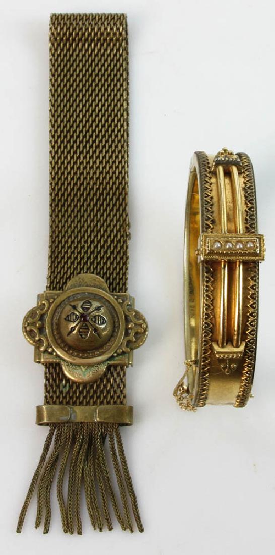 Two Victorian Goldfilled Bracelets (1 of 7)