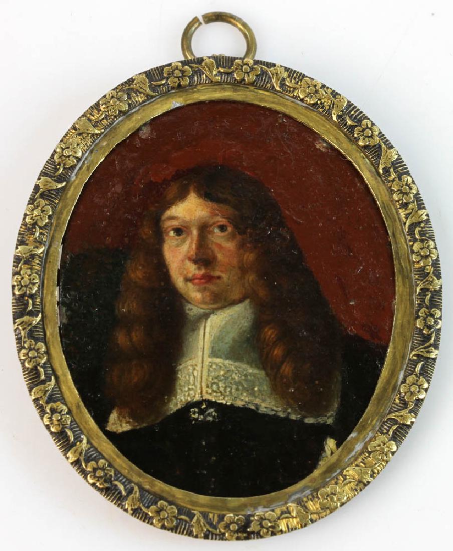 17thC German Miniature of King Leopold (1 of 8)