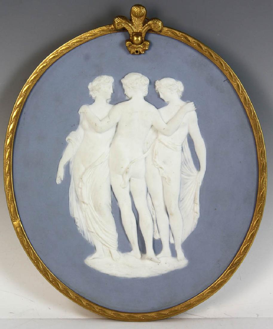 Antique Wedgwood Framed Wall Plaque (1 of 5)