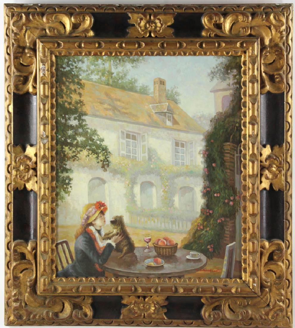 Antoine Blanchard, Young Girl and Her Dog (1 of 8)