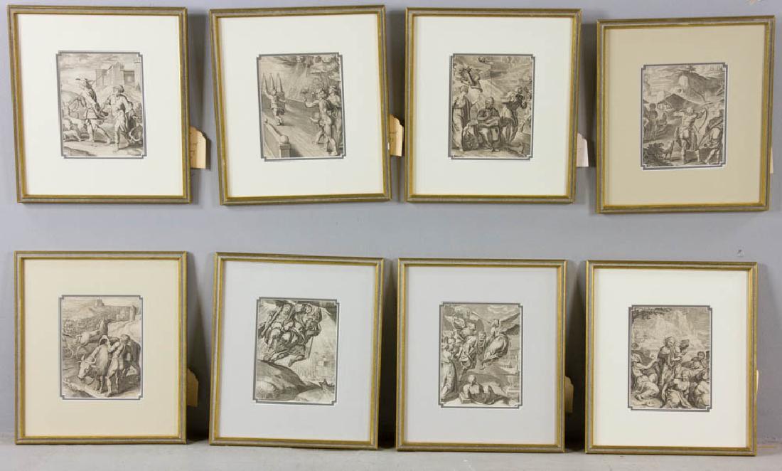 Lot of (8) 17th/18th C. Engravings, Framed (1 of 5)
