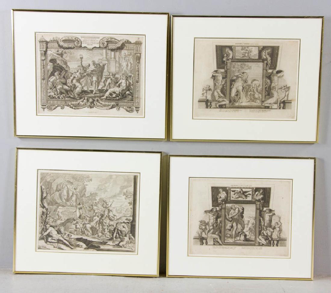(4) 18th C. Engravings (1 of 6)
