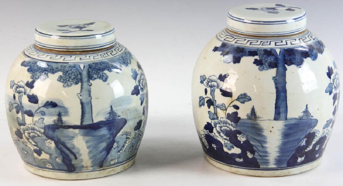 Pair of Antique Chinese Ginger Jars (1 of 6)