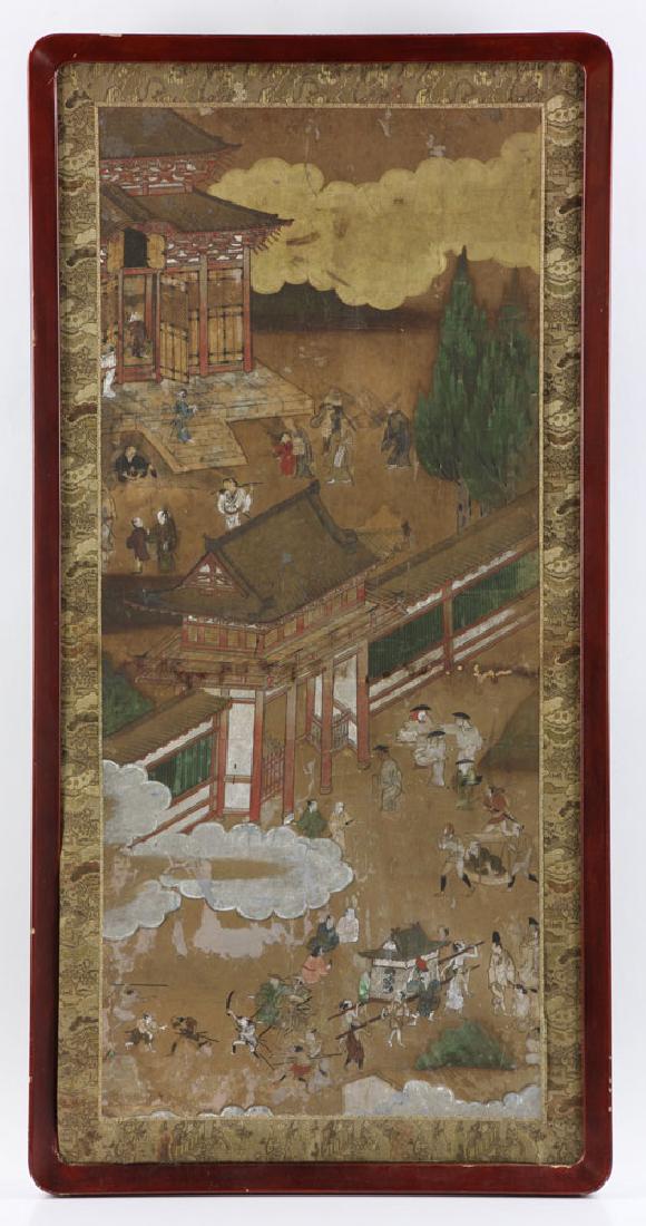 19th C. Japanese Scroll Painting (1 of 7)