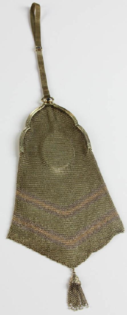 Ladies 1920s 14k Gold Mesh Bag (1 of 10)