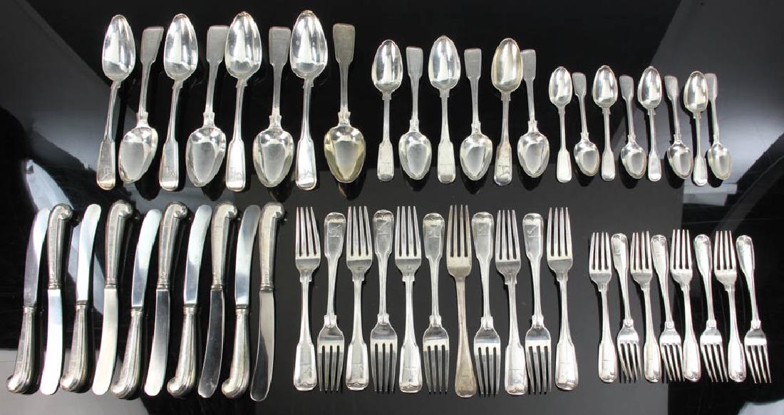Collection of Georgian Sterling Flatware (1 of 8)