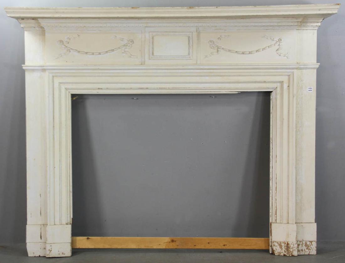 19thC McIntire Style Fireplace Mantel (1 of 9)