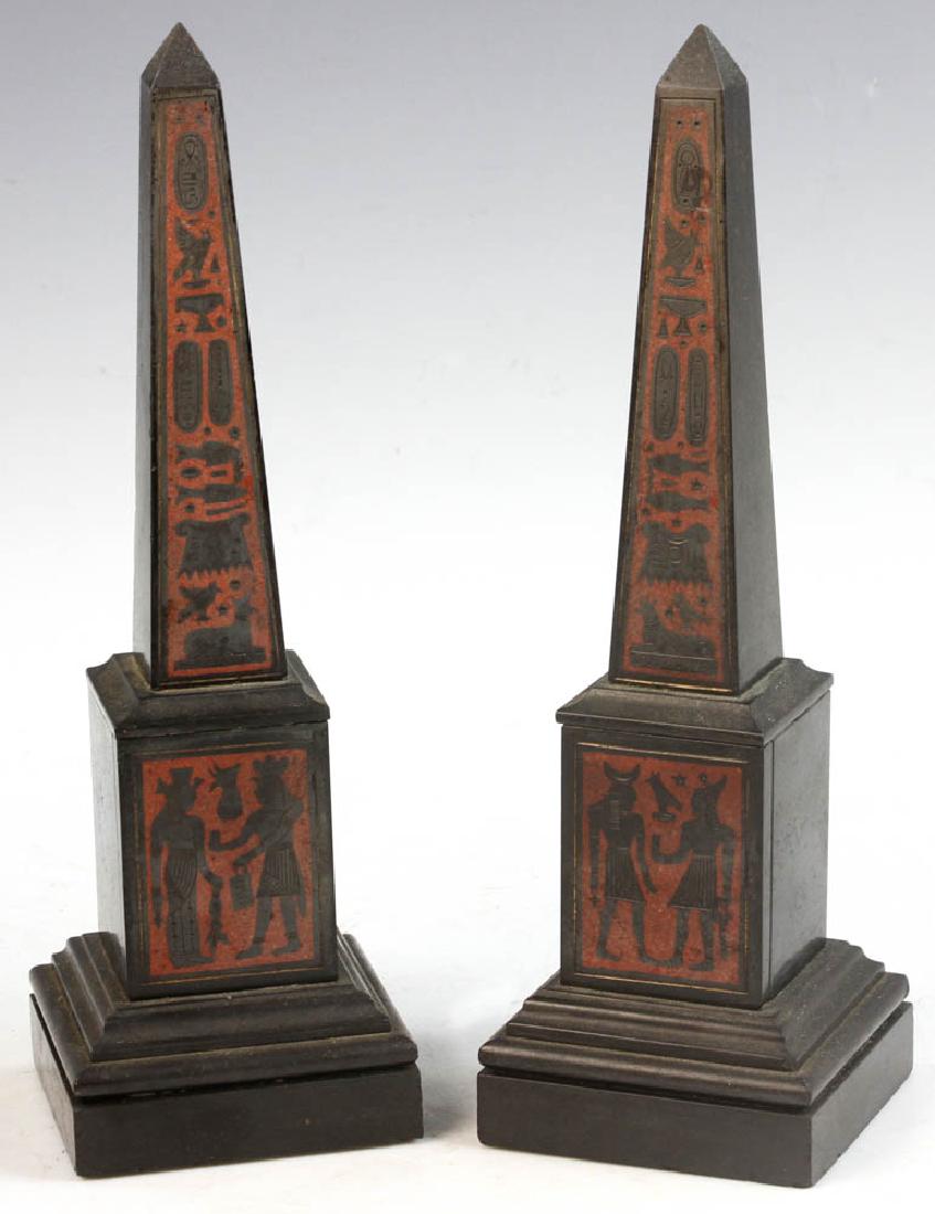 Pair of 19thC Grand Tour Obelisks (1 of 8)