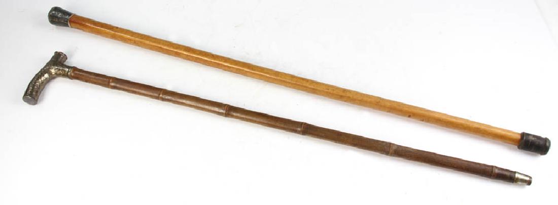 Two Antique Canes with Sterilng Tops (1 of 5)