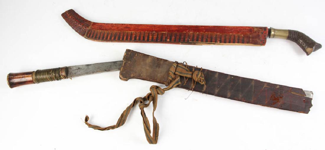 Two Javanese Machetes with Sheaths (1 of 7)