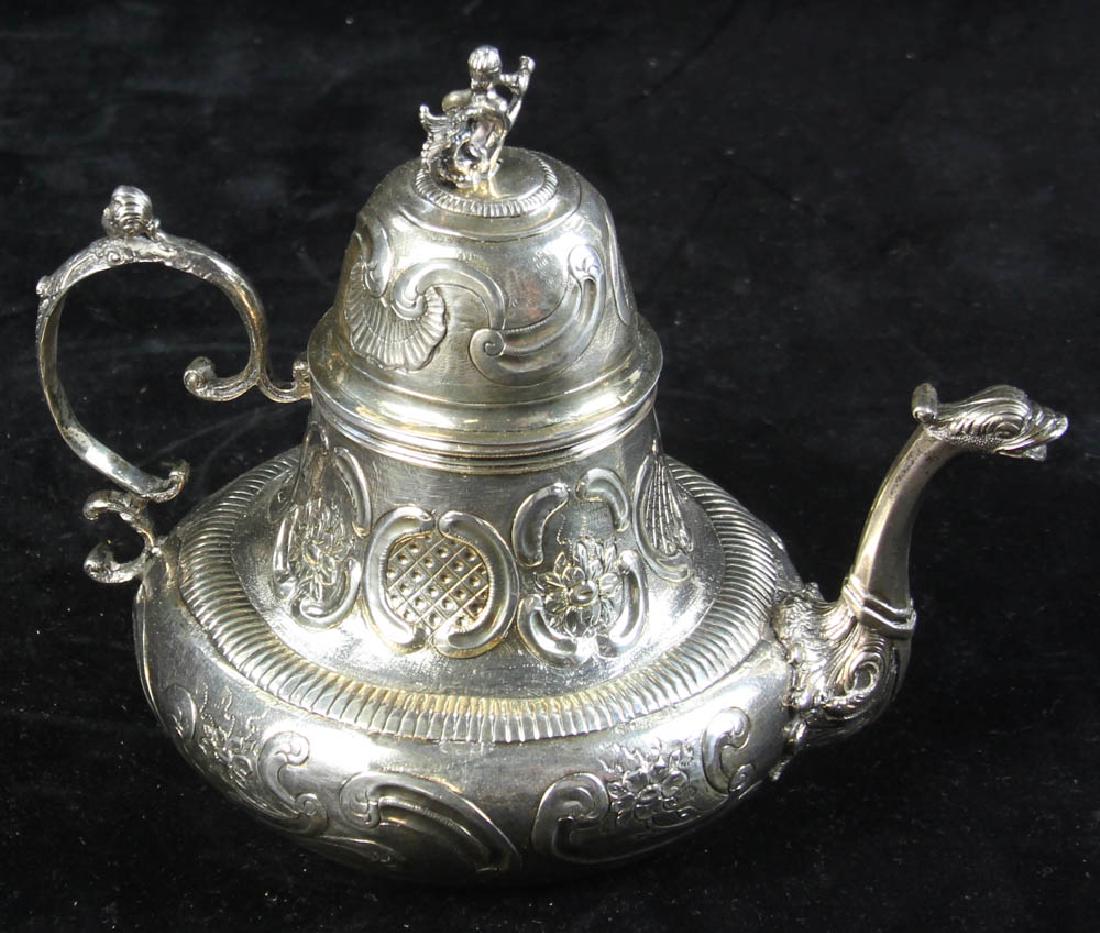 18thC Dutch Silver Teapot Hallmarked (1 of 9)