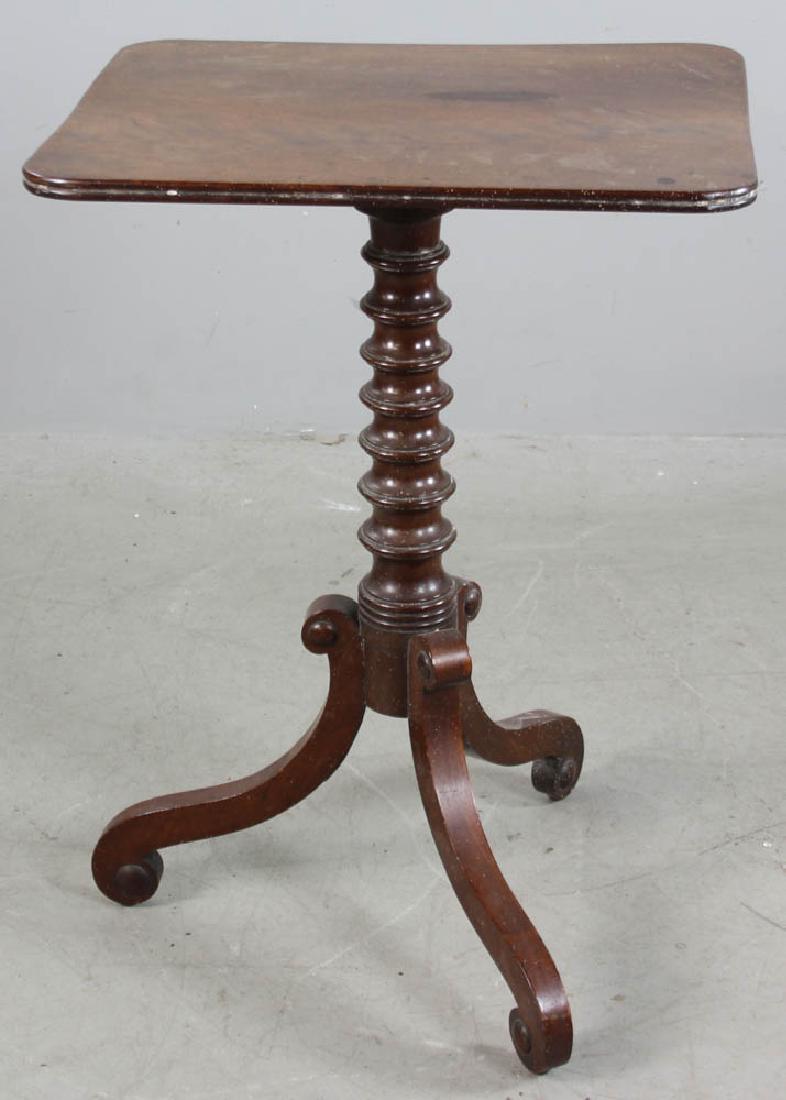 Early 19thC English Mahogany Tip Top Table (1 of 5)