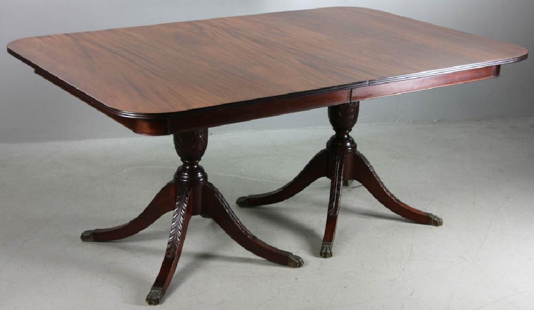Antique Custom Mahogany Dining Table (1 of 6)