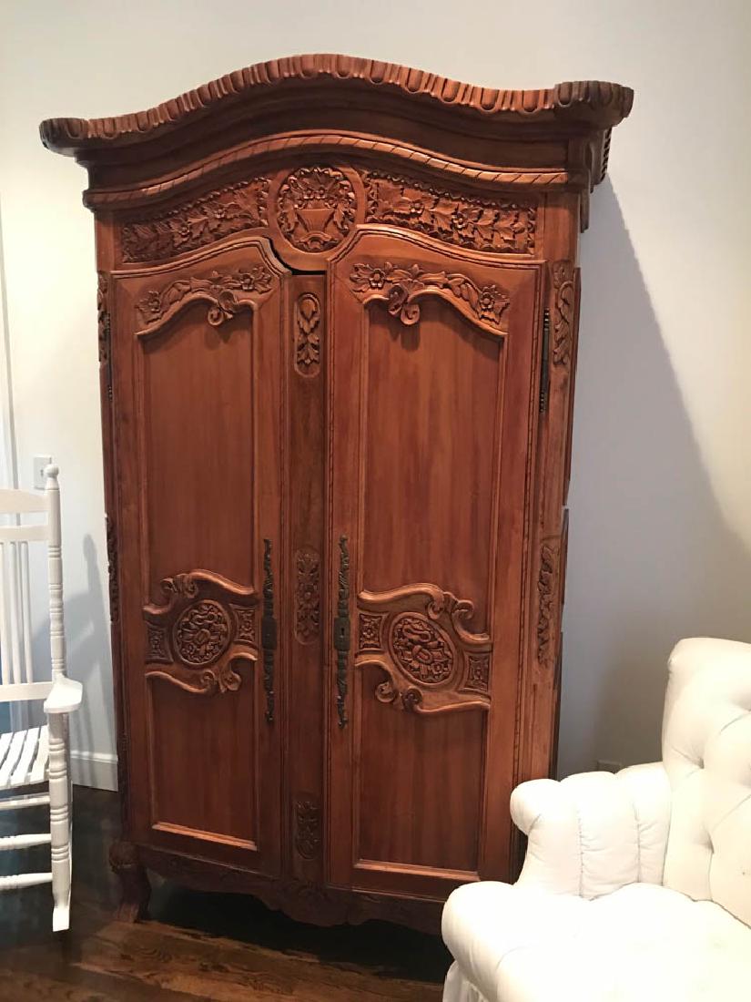 French Mahogany Linen Cabinet (1 of 1)
