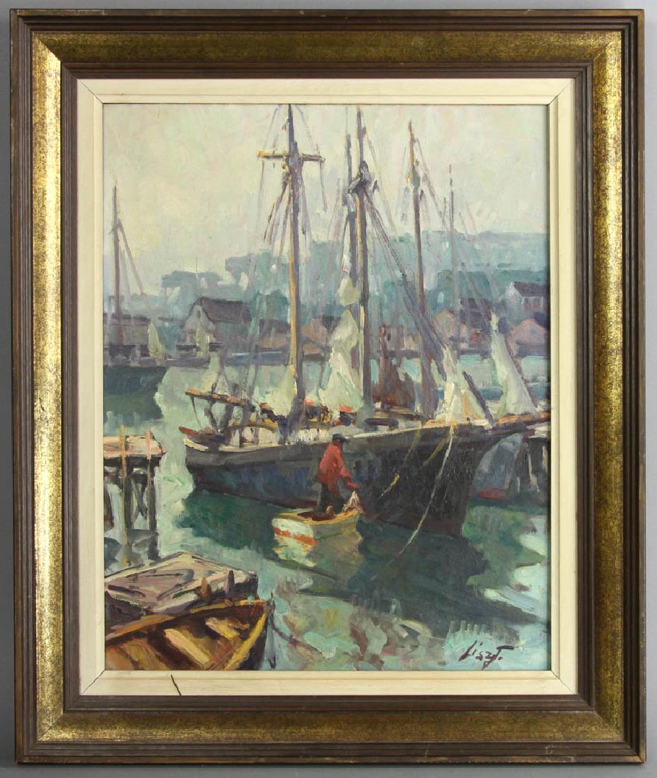 Maria Liszt, Cripple Cove Gloucester, Oil on Board (1 of 8)