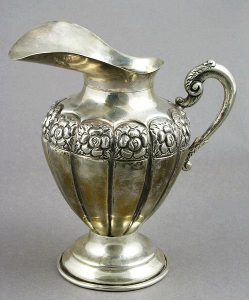 Six-piece Sterling Silver Tea Set, 188.6 ozt. - 5