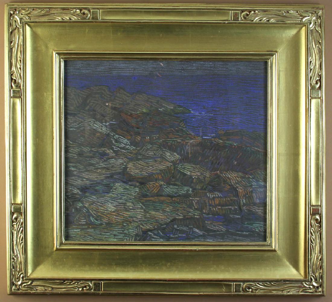Charles Salis Kaelin, Seacoast VI, Pastel (1 of 7)