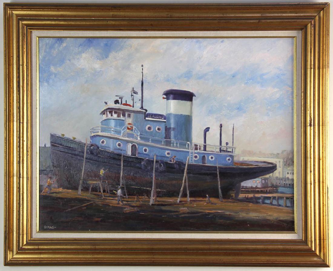 Lucian Geraci, Tugboat Sea King, Gloucester (1 of 6)