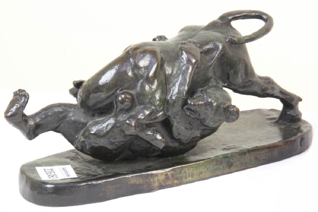 Alexander Phimister Proctor Bronze, Attack (1 of 5)