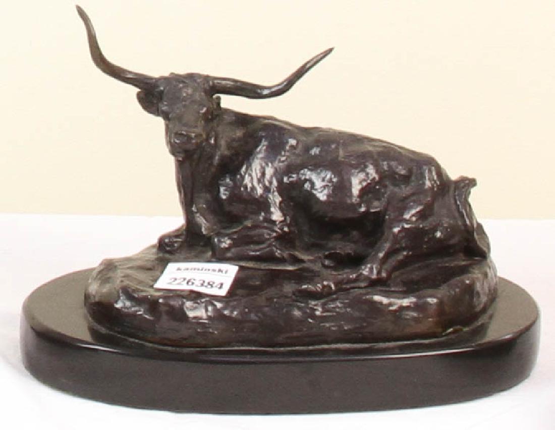 Charles Marion Russell Bronze, Texas Steer (1 of 5)