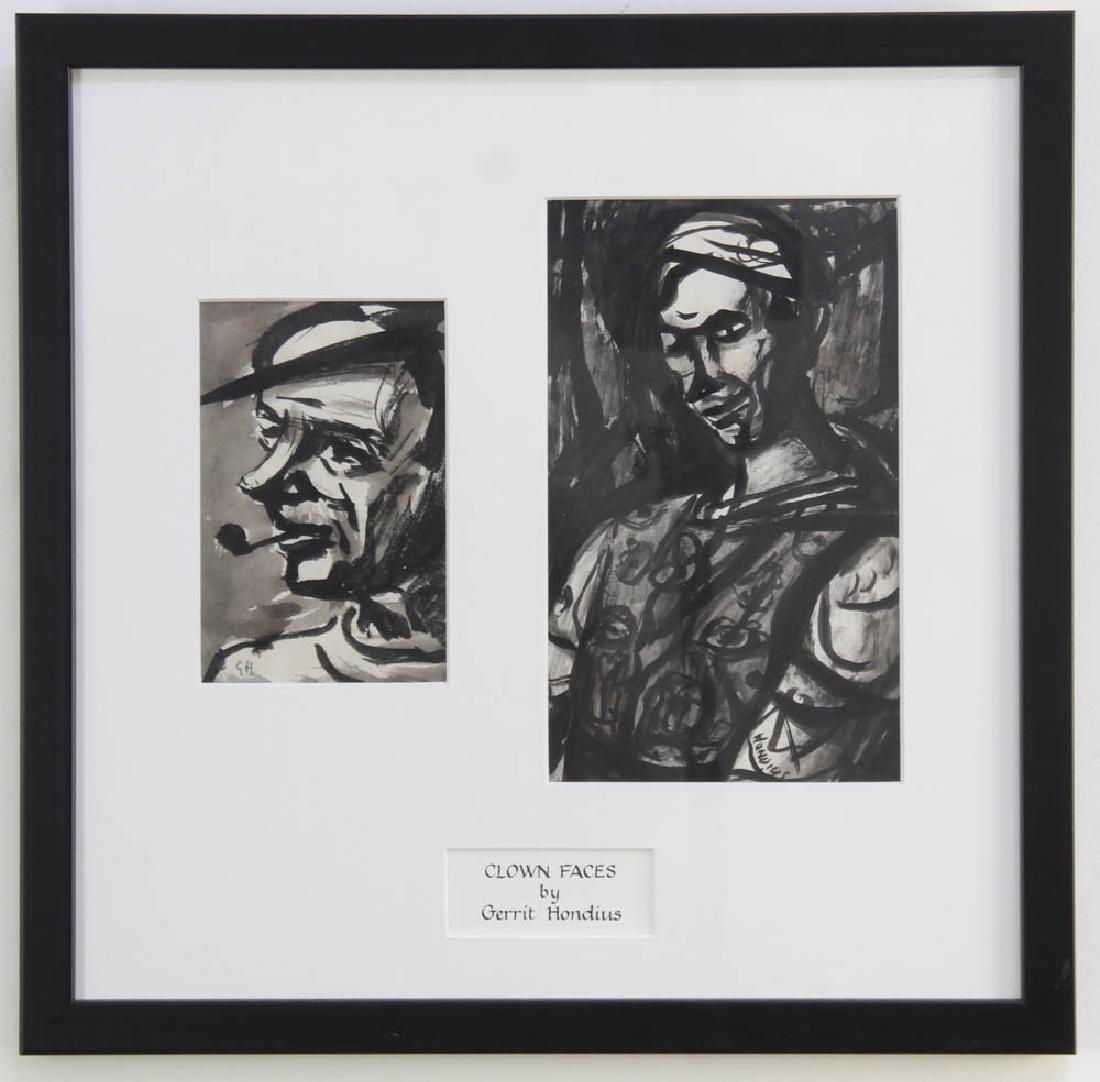 Gerrit Hondius, Clown Watercolors (1 of 5)