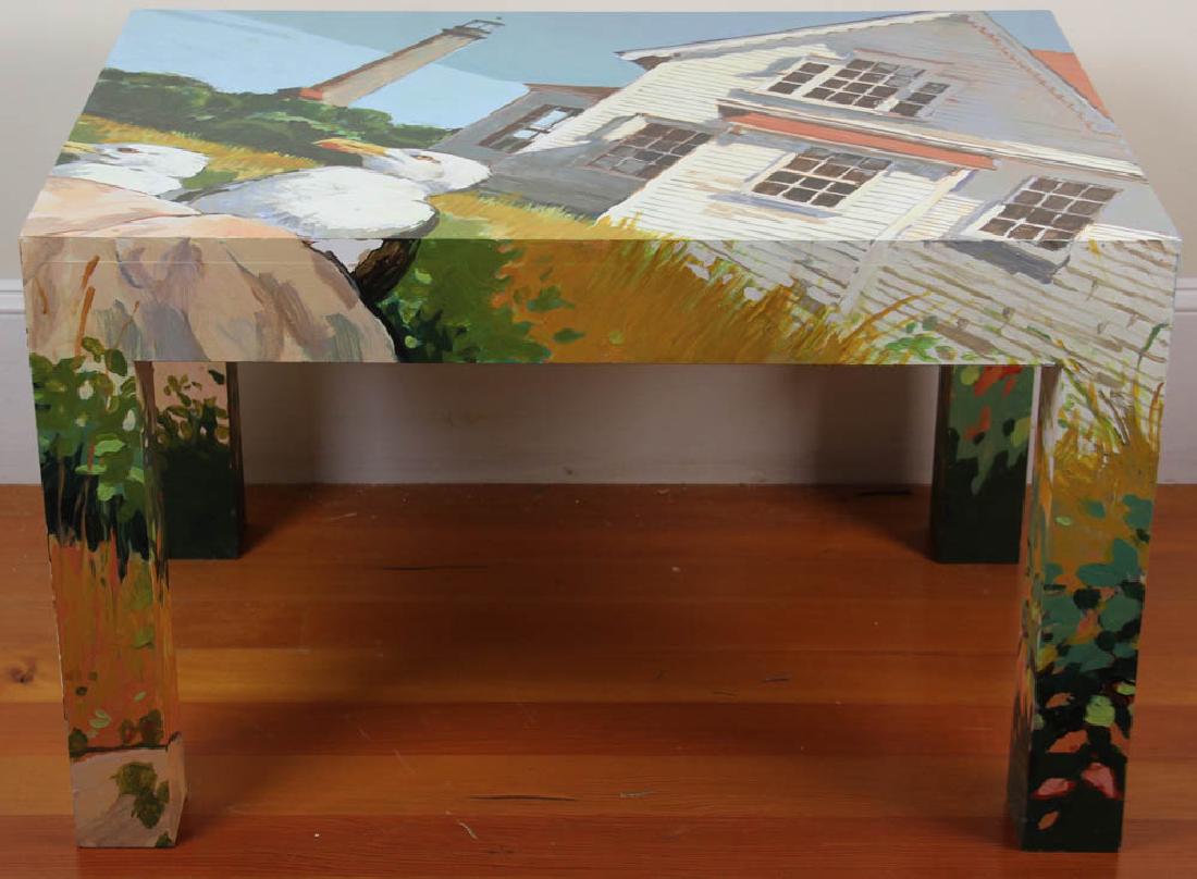 Jeff Weaver, Painted Table, Annisquam (1 of 9)