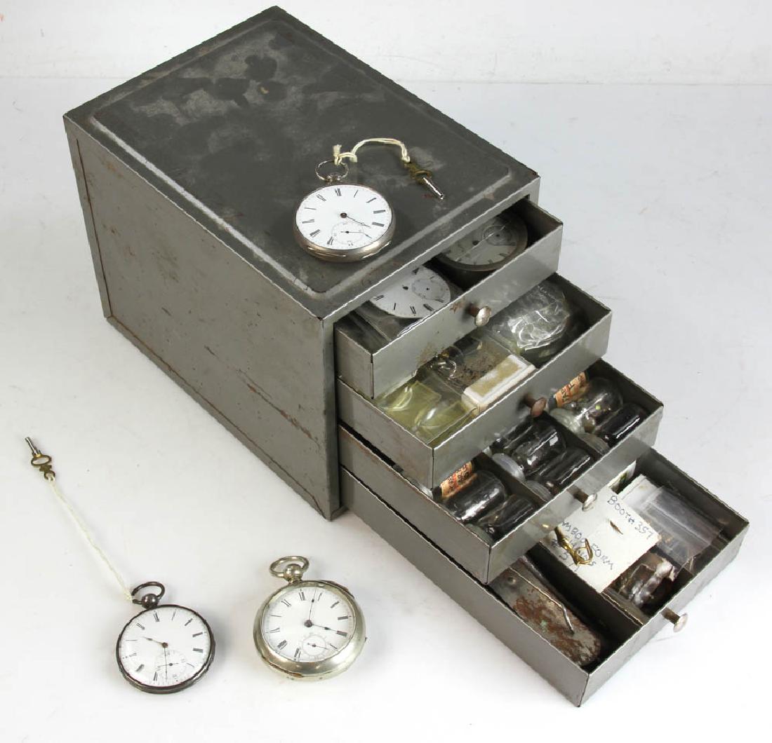 Three Key Wind Pocket Watches and Parts (1 of 10)