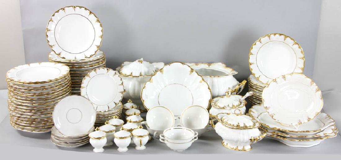 Czech White and Gold Dinner Set (1 of 7)