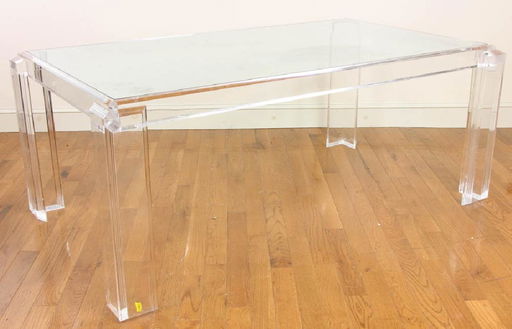Mid Century Lucite Dining Table Mid Century Lucite Dining Table