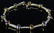 14k Yellow gold Diamond and Sapphire Bracelet - 5