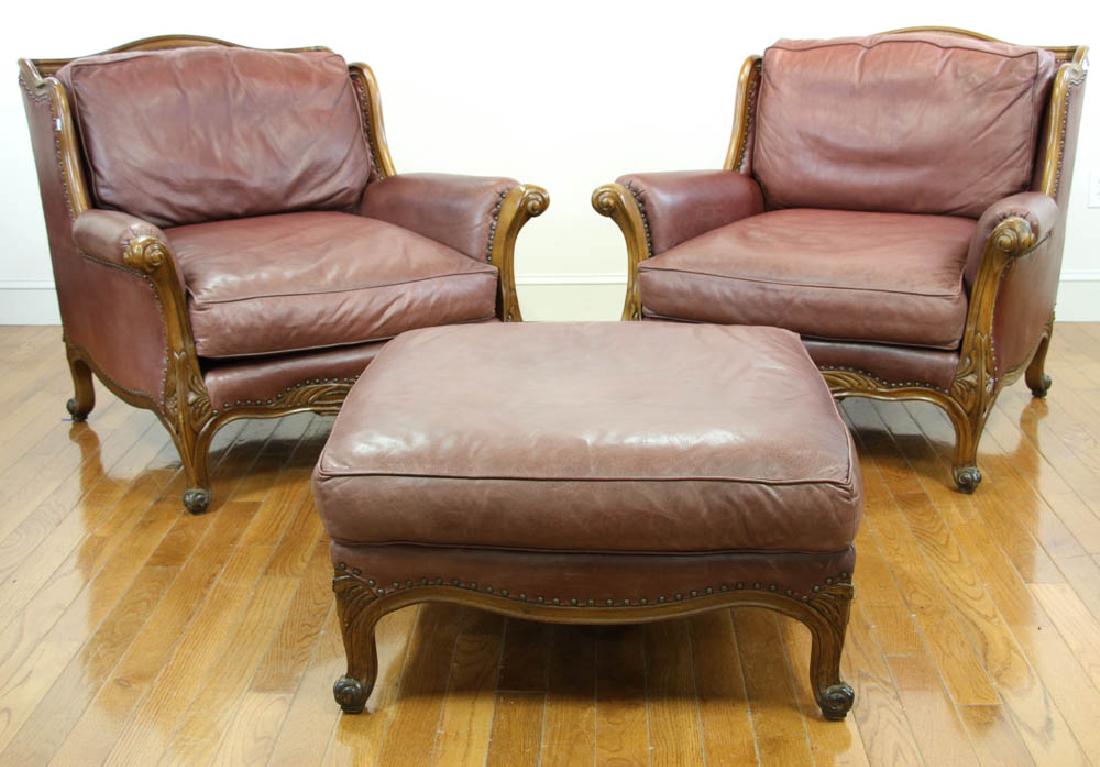 Ralph Lauren Leather Club Chair (1 of 10)