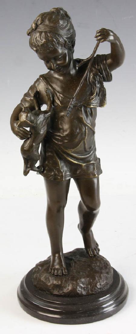 Emile Henri La Poste Bronze Cat Sculpture (1 of 8)