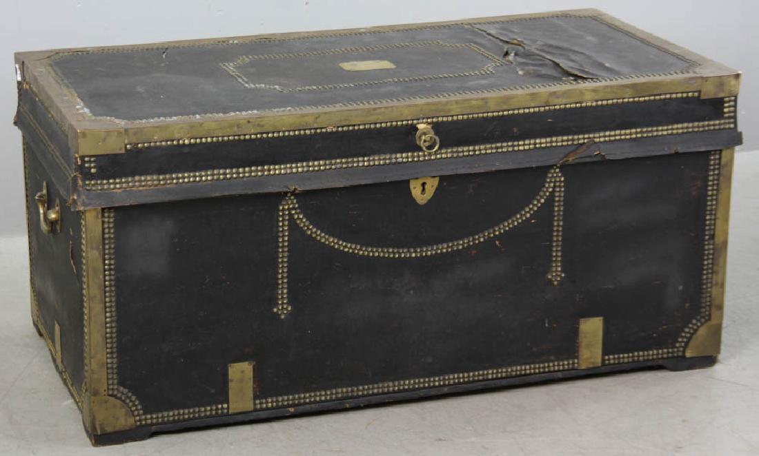 Antique Sea Captain's Camphor Wood Chest (1 of 7)