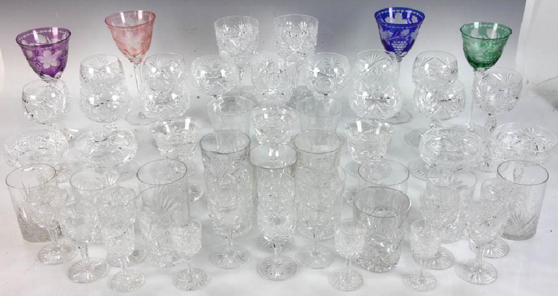 Cut and Engraved Glass Stemware (1 of 6)