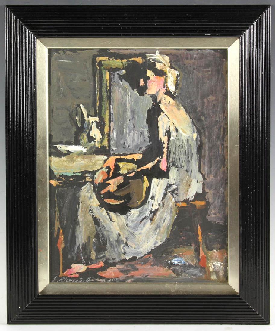 Eugene Klementieff Oil on Board (1 of 5)