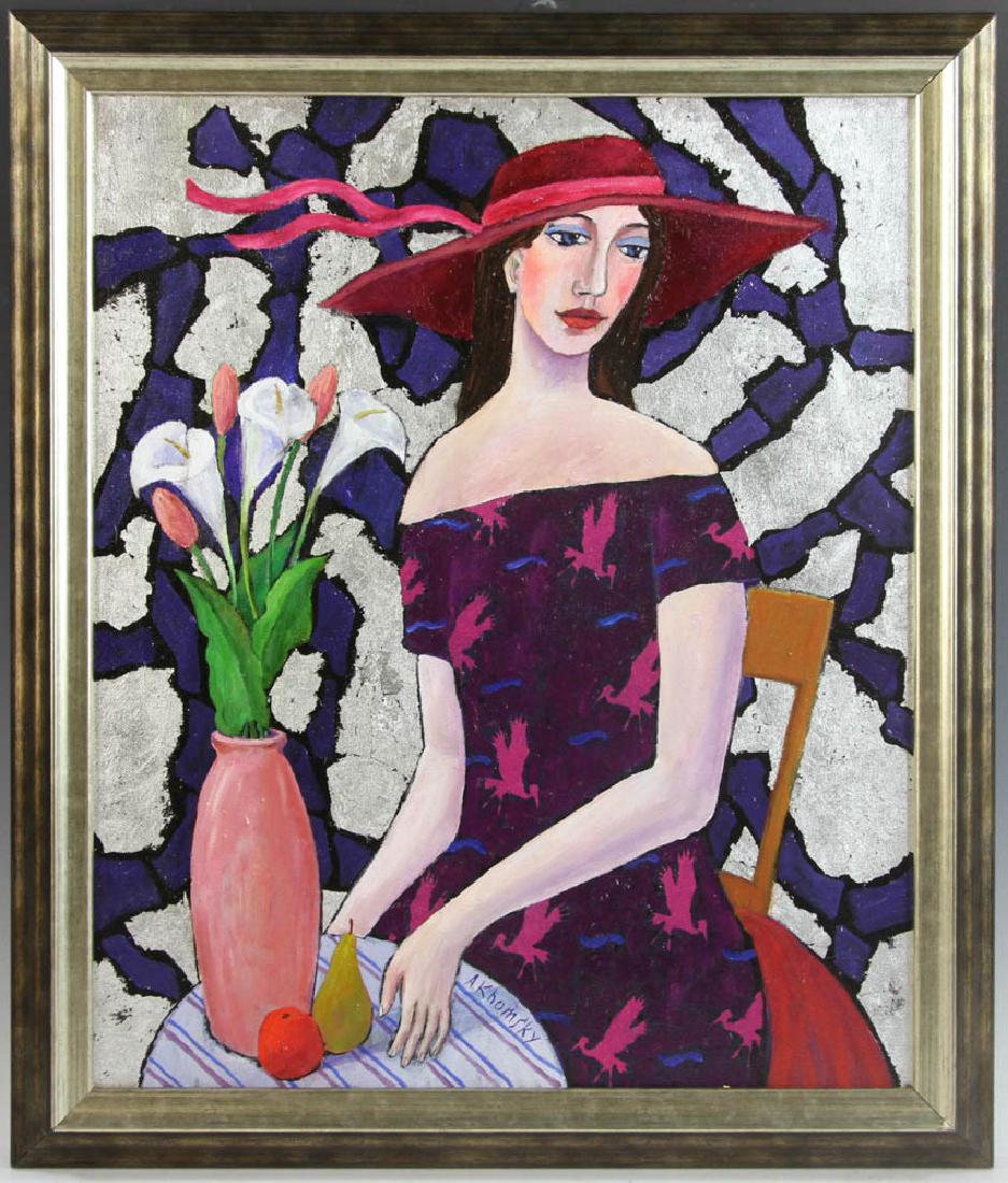 Alexander Khomsky Signed Oil on Canvas (1 of 6)
