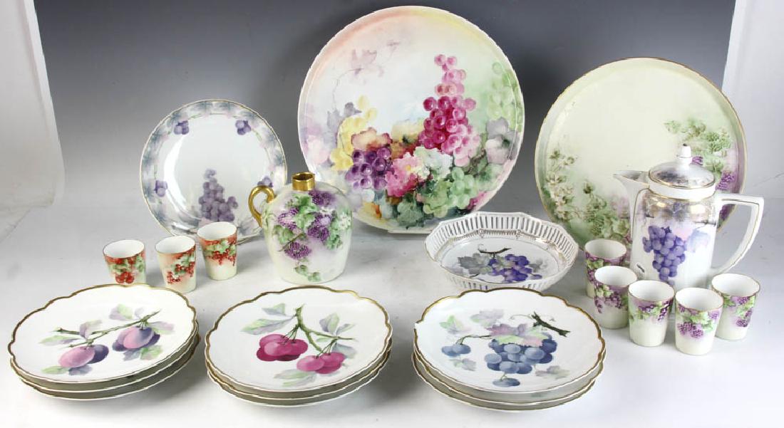Collection Fruit Decorated Porcelain Pieces (1 of 6)