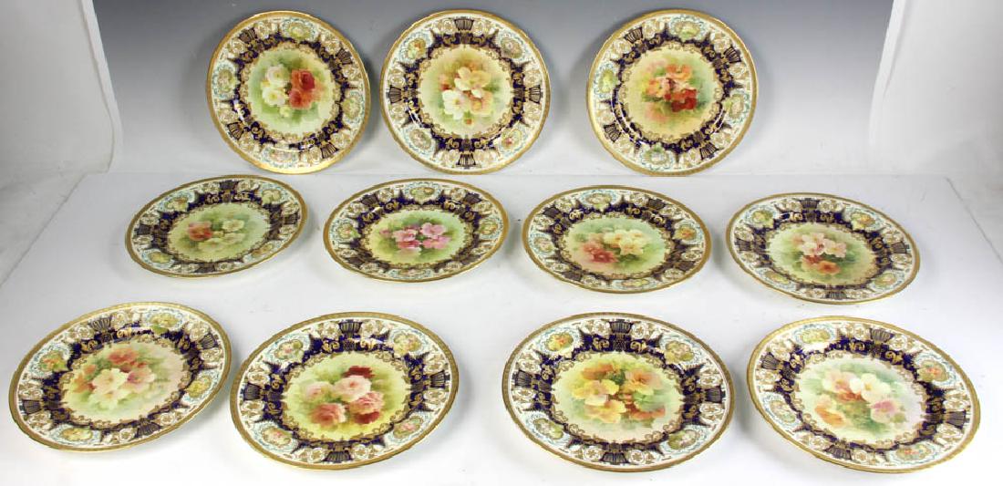 Royal Doulton Floral Motif Plates (1 of 8)