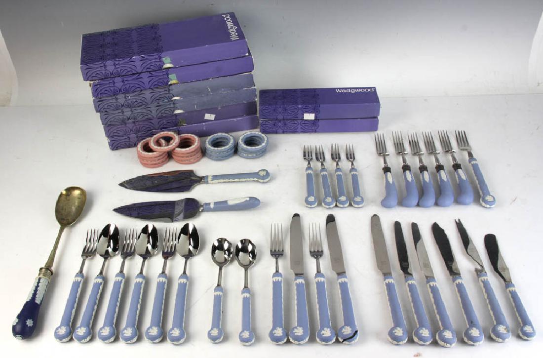 Collection of Jasperware Handled Cutlery (1 of 9)