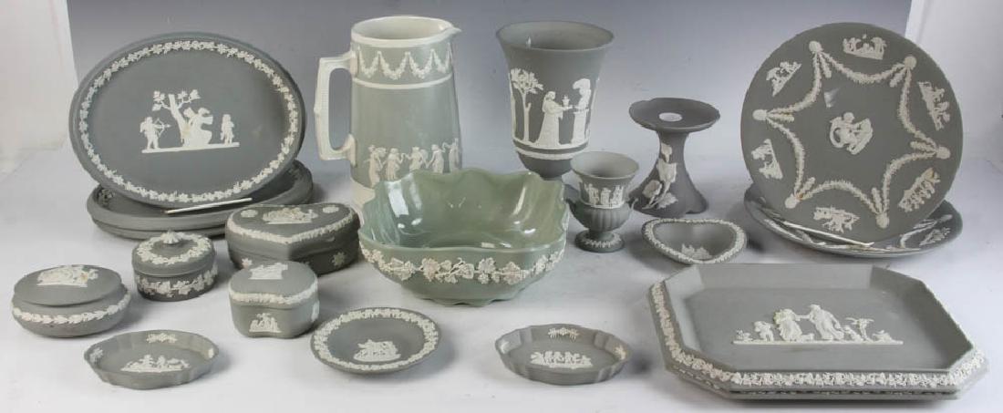Collection of Grey Colored Jasperware (1 of 10)