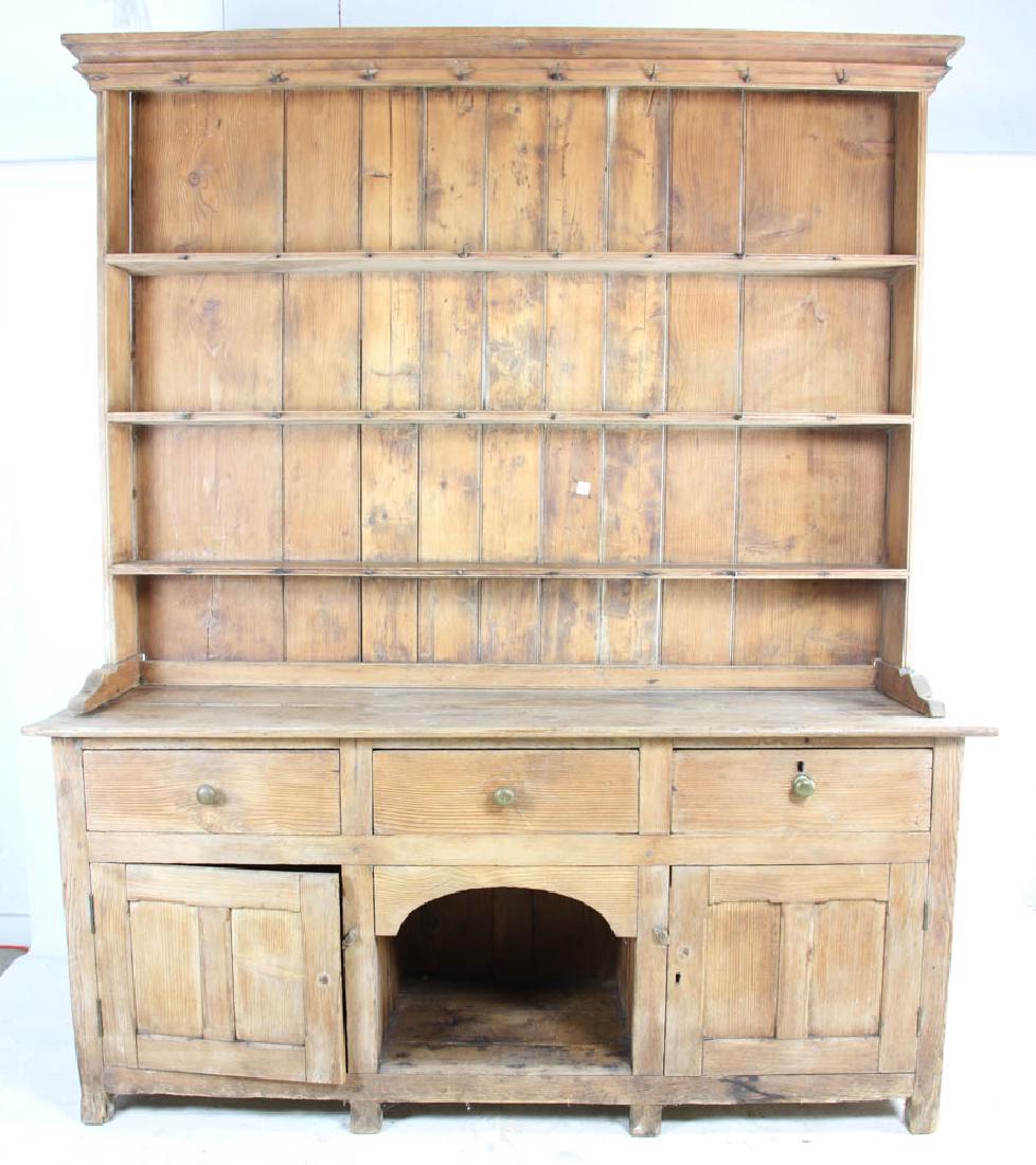 18th Century Step Back Cupboard (1 of 6)