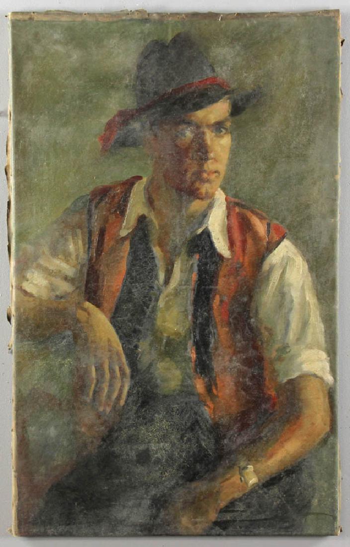 Double Sided Oil on Canvas (1 of 7)