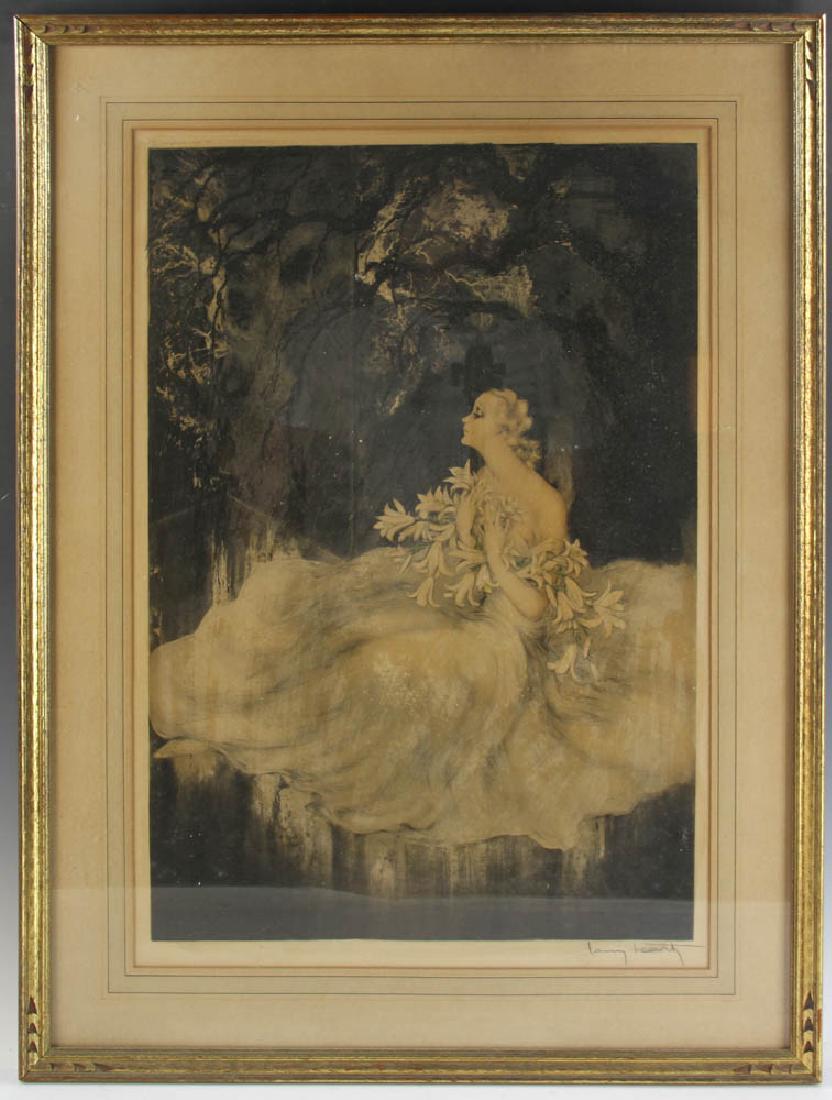 Icart Print Woman with Flowers (1 of 5)