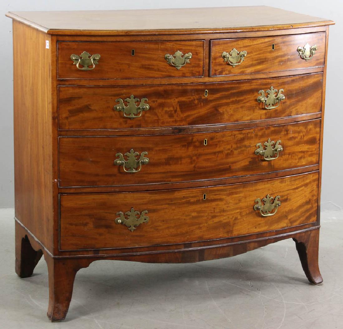 Chippendale Style Mahogany Chest (1 of 7)