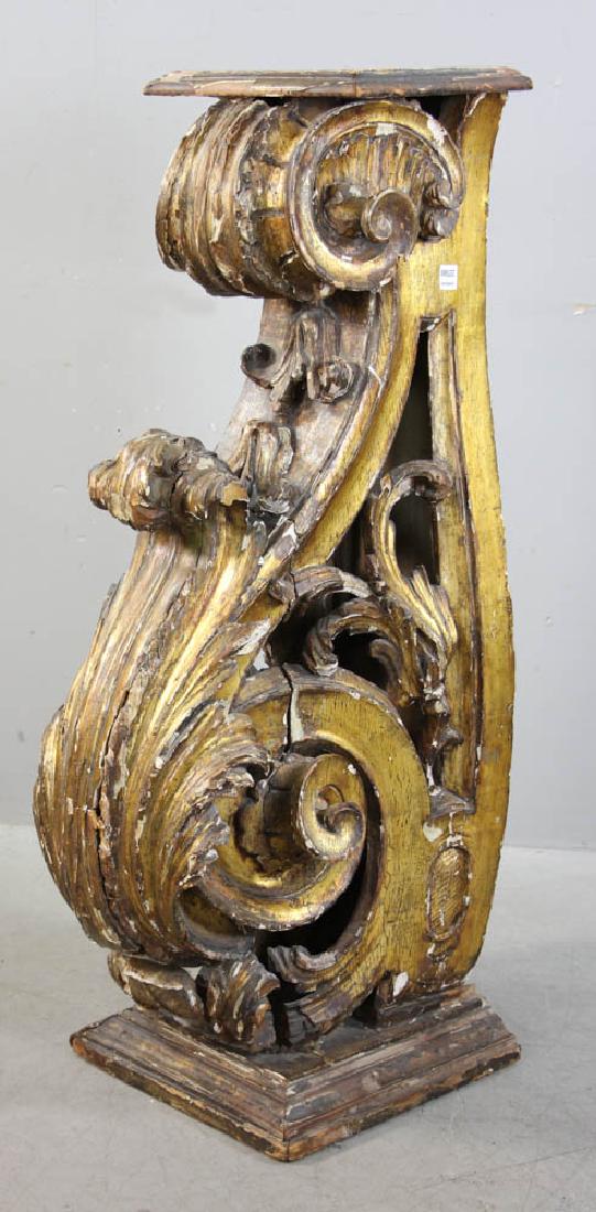Heavy Italian Architectural Gilt Corbel (1 of 7)