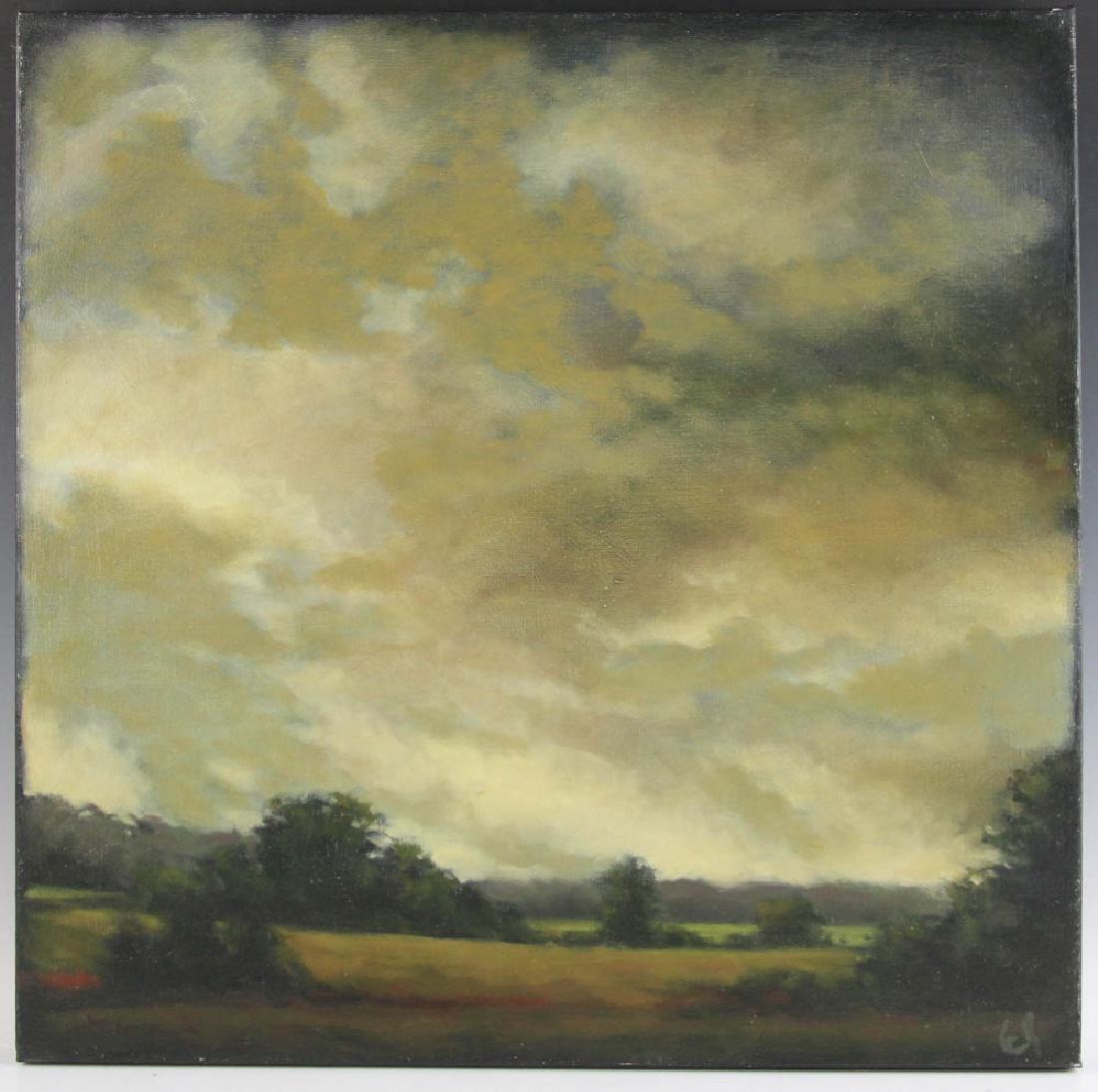 Margaret Gerding, Cloud Design, Oil on Canvas (1 of 6)