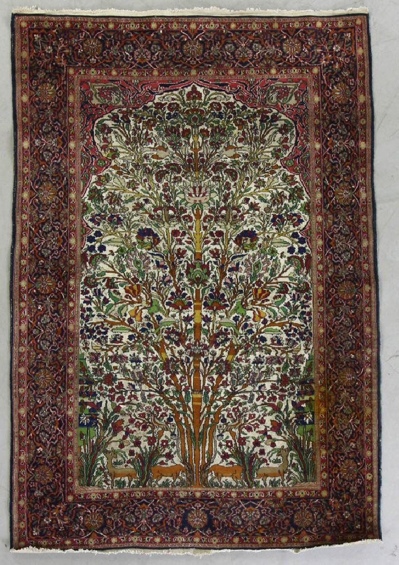 Semi Antique Persian Tabriz Prayer Rug (1 of 5)