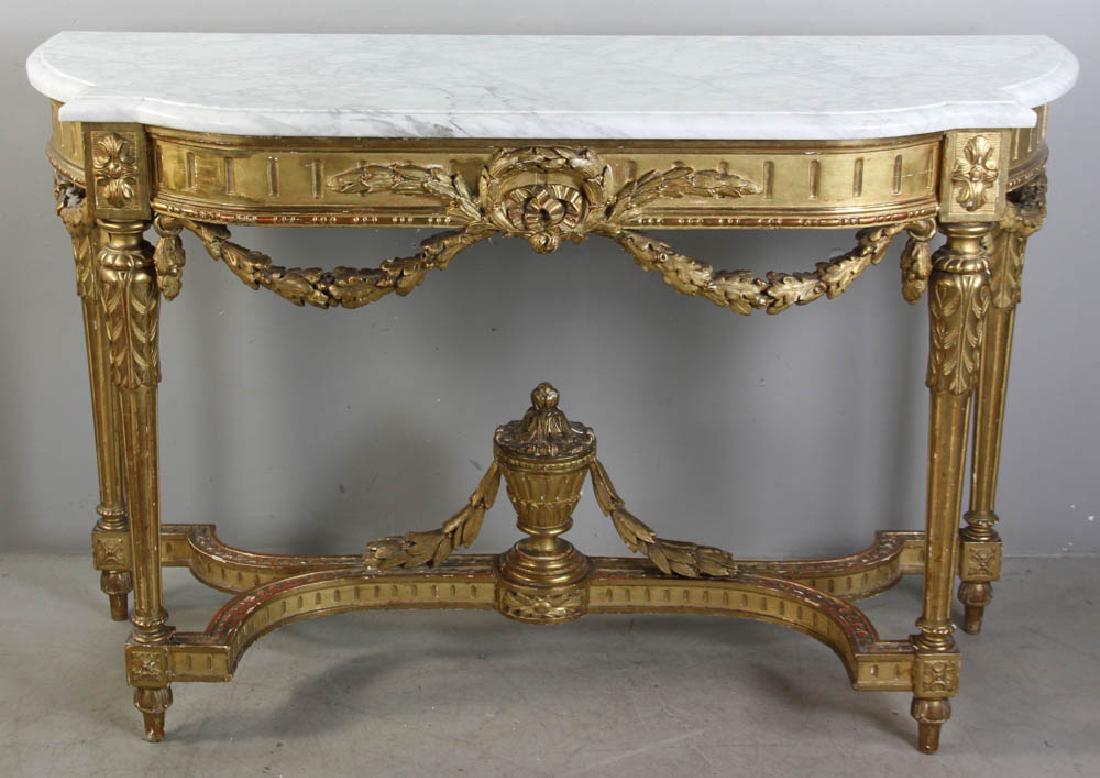 Marble Top Credenza (1 of 8)