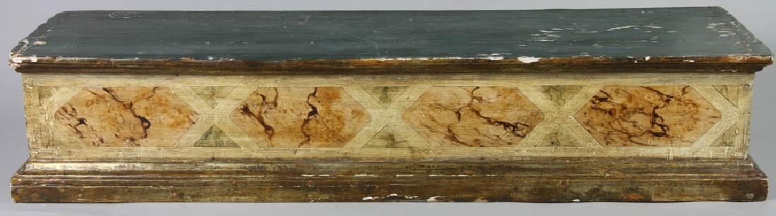 Italian Handpainted Wooden Shelf (1 of 4)