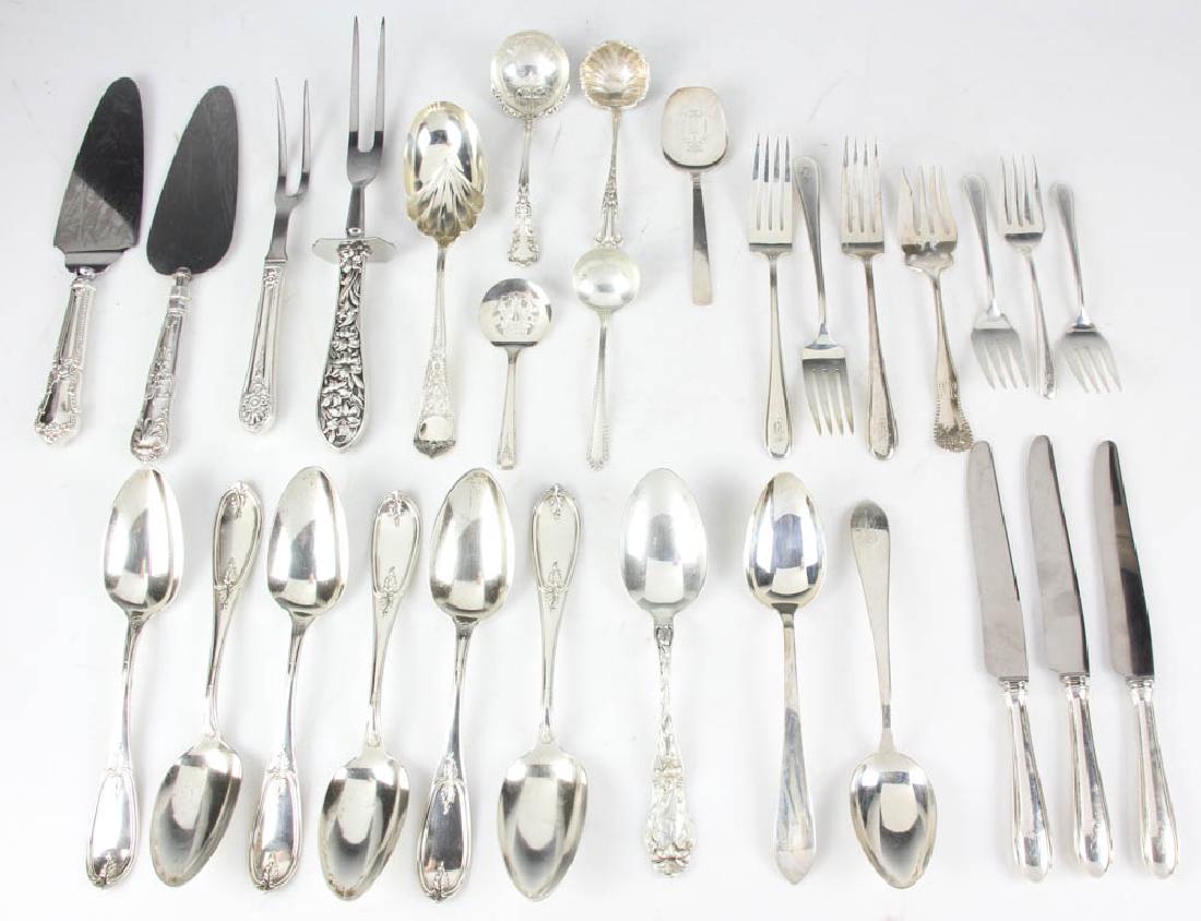 Group of Sterling, Silverplate, and Coin Silver (1 of 10)